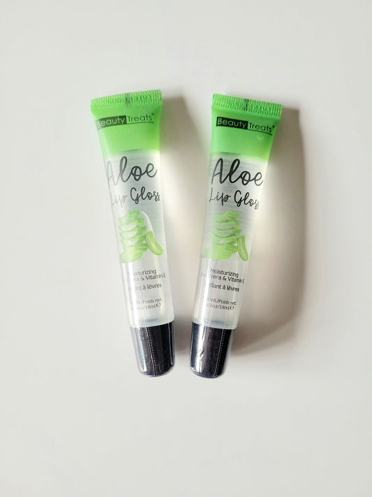 Gloss lèvres brillant à l'aloe vera et Vitamine E